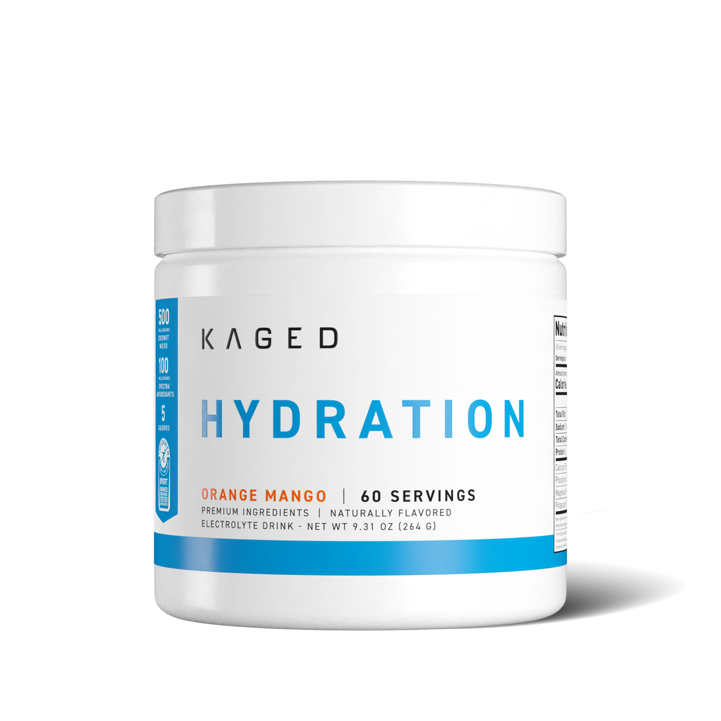 Kaged Sugar Free Electrolytes Hydration 60 Servings