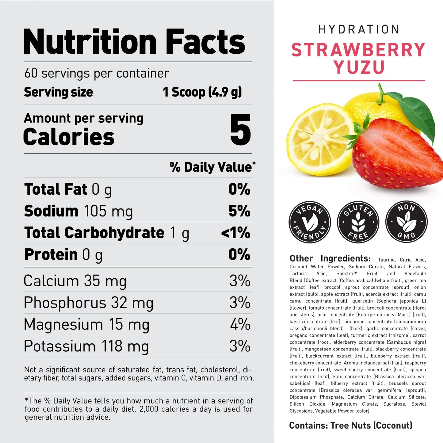 Kaged Sugar Free Electrolytes Hydration 60 Servings
