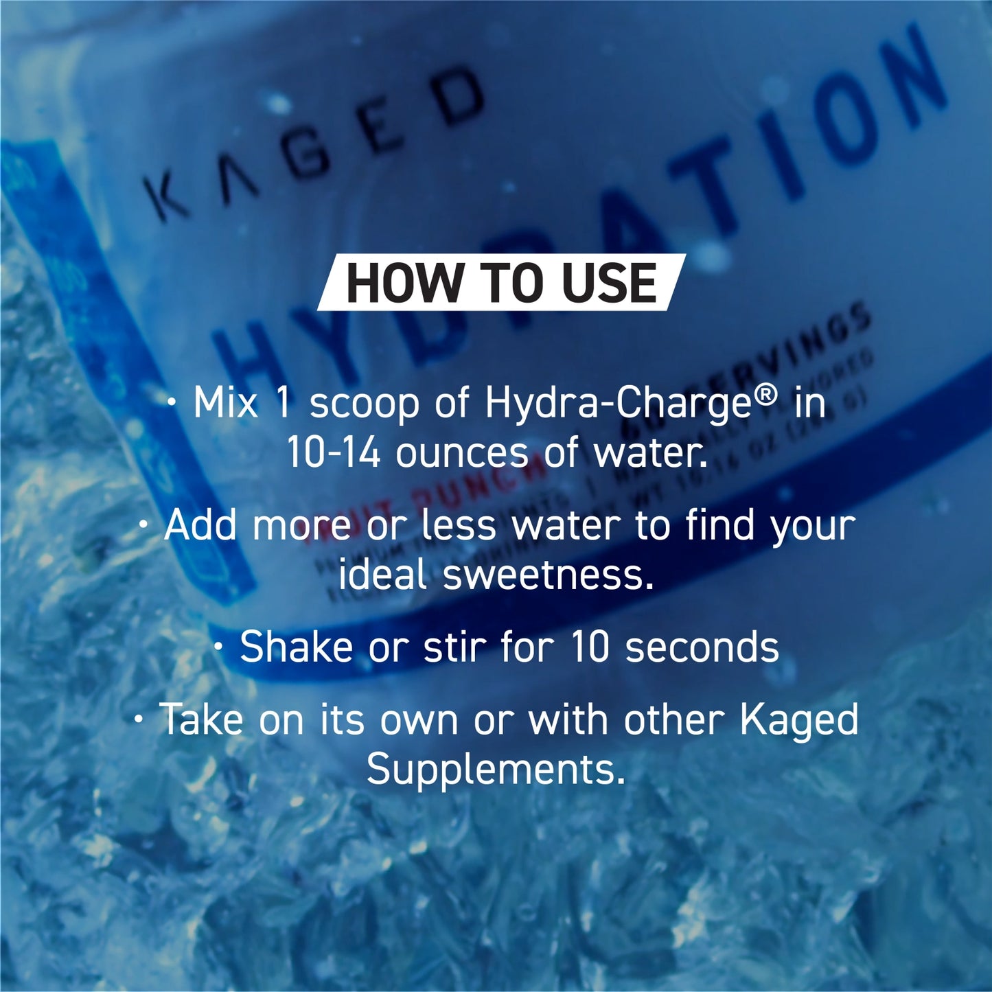 Kaged Sugar Free Electrolytes Hydration 60 Servings