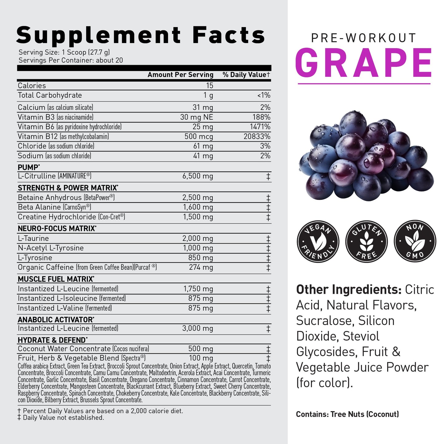 Kaged Original Pre Workout Powder 20 Servings