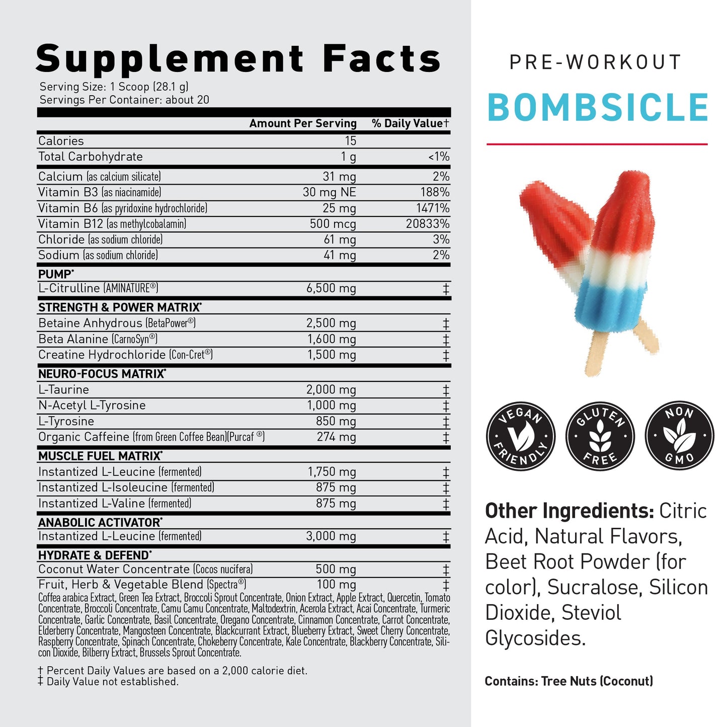 Kaged Original Pre Workout Powder 20 Servings