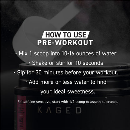 Kaged Original Pre Workout Powder 20 Servings